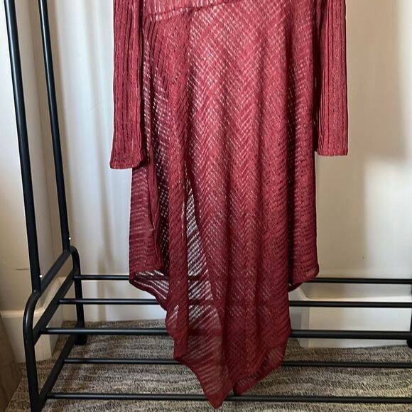 Free People Walk In The Park Maxi Dress Red L - Picture 5 of 8